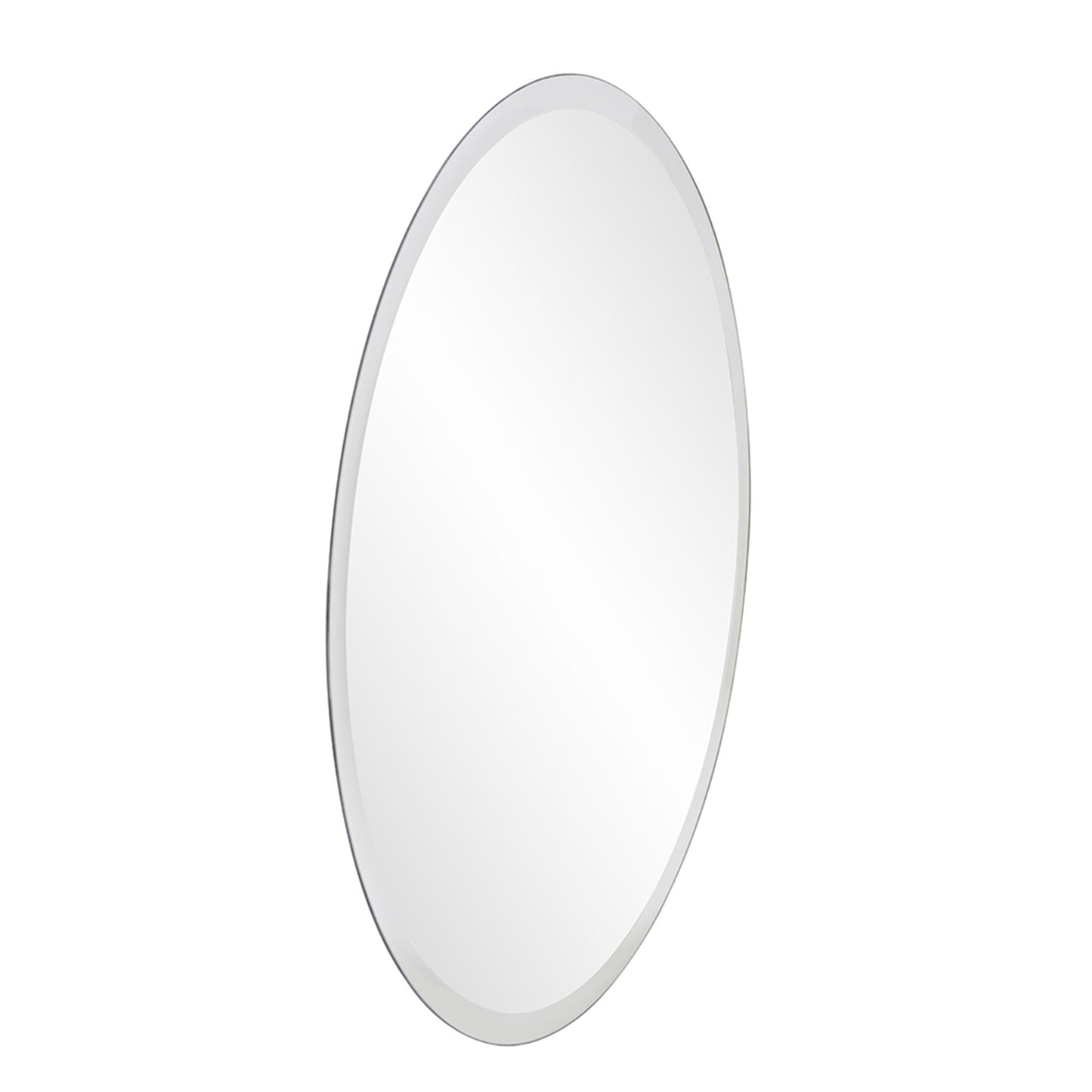 28" Gray Round Unframed Accent Mirror-3