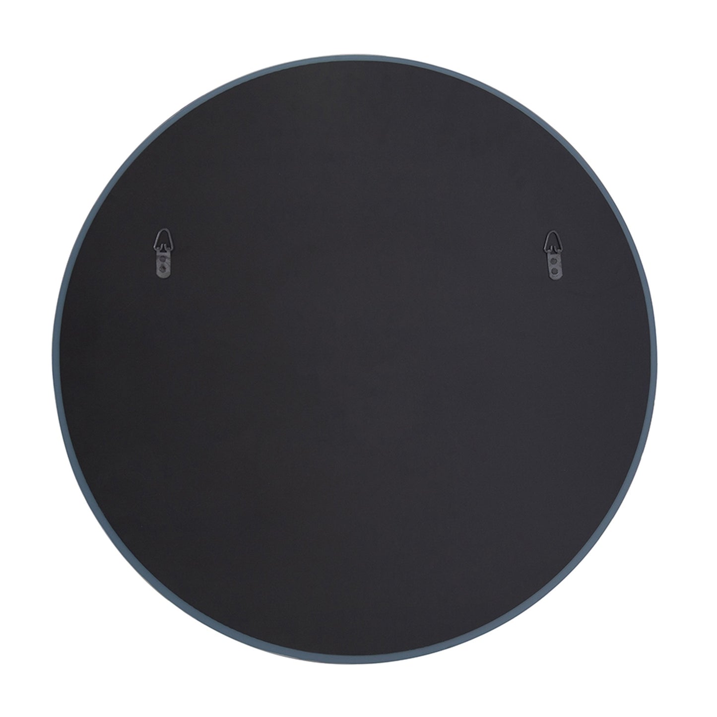 28" Gray Round Unframed Accent Mirror-5