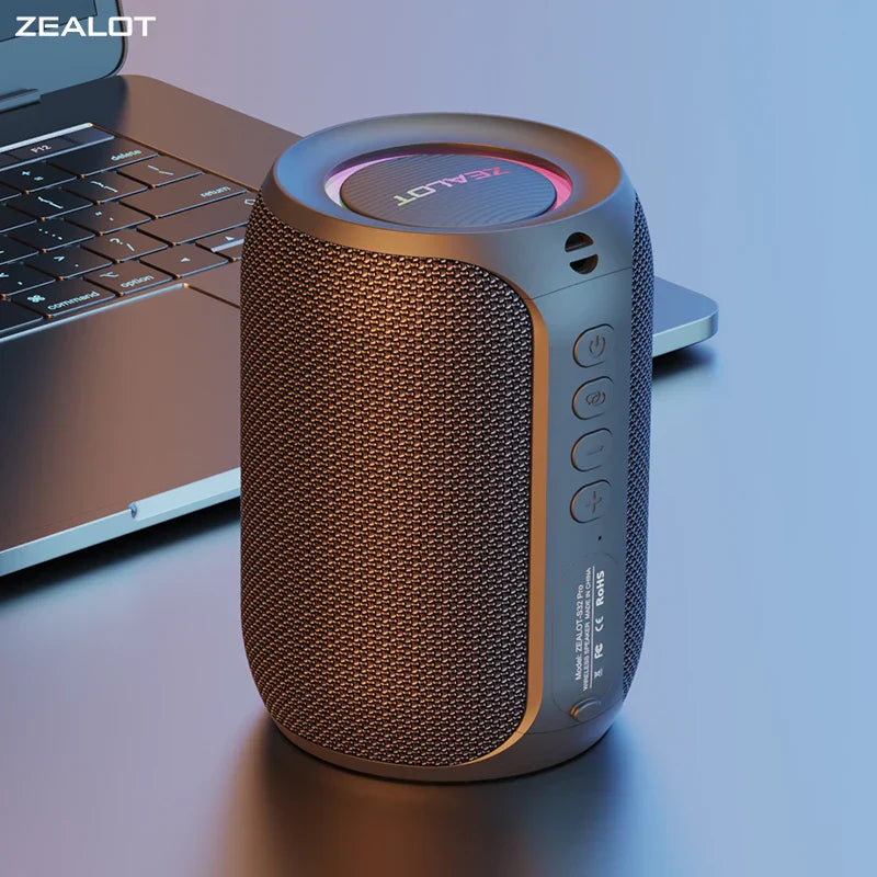 Bluetooth Speaker with Waterproof (Black)-1