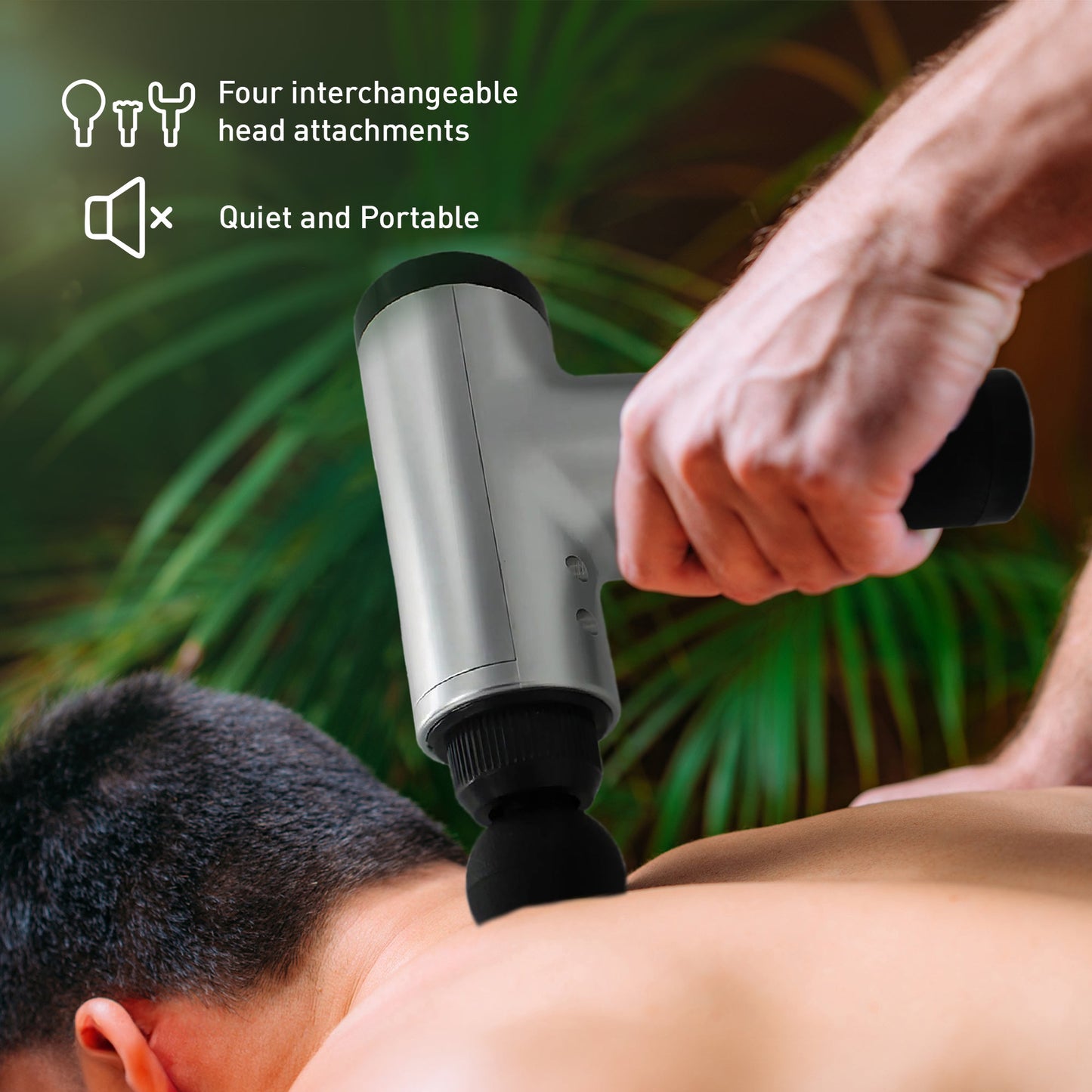 Adjustable Posture Corrector & Professional Massage Gun-2